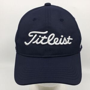 Titleist Pro V1 HGJG Navy and White Adjustable Strapback Golf Hat Cap